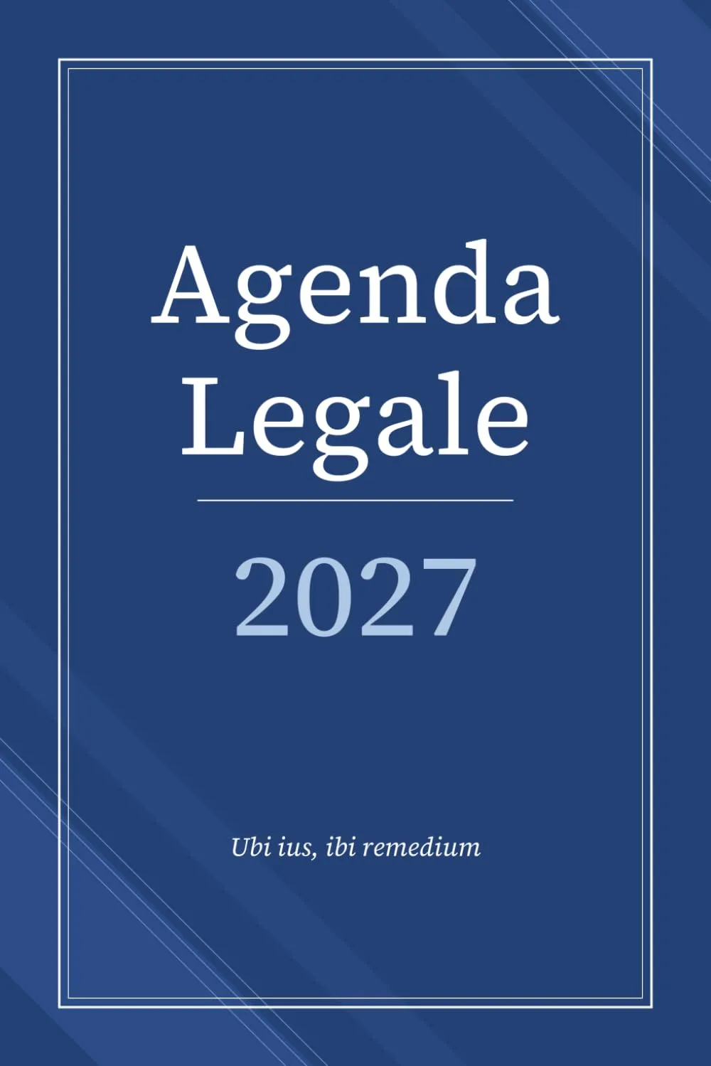 Copertina del libro «Agenda Legale 2027»
